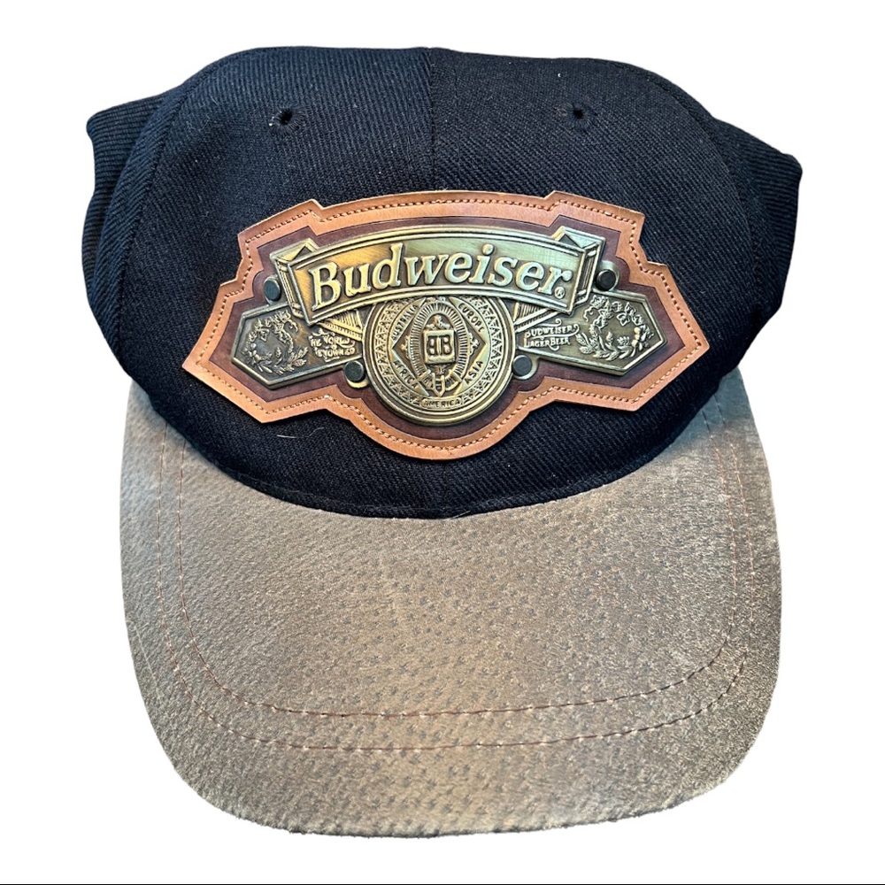 VINTAGE - 1994 - Budweiser Leather Hat